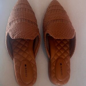 Birdies Women's Brown Woven Mules